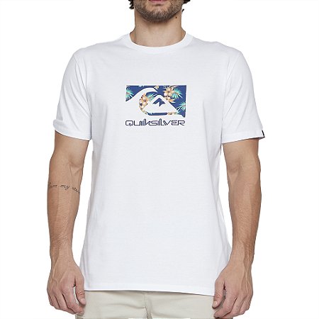 Camiseta Quiksilver Quik Shoreline SM25 Masculina Branco