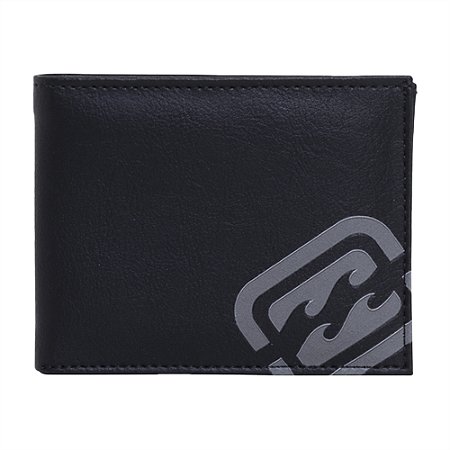 Carteira Billabong Slim Bracket Wave SM25 Preto
