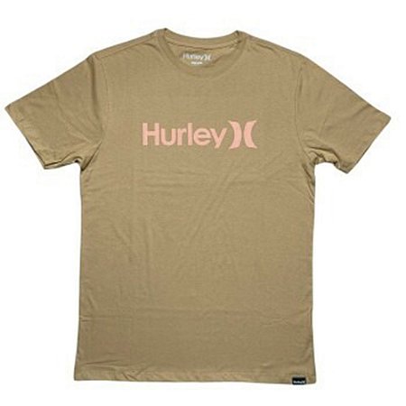 Camiseta Hurley O&O Solid SM25 Masculina Bege