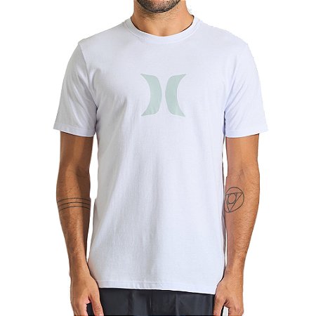 Camiseta Hurley Icon SM25 Masculina Branco