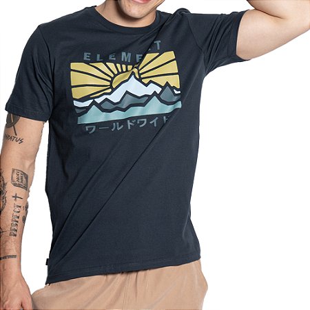 Camiseta Element Kyoto SM25 Masculina Marinho
