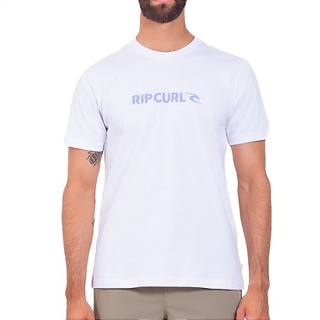 Camiseta Rip Curl New Icon SM25 Masculina Branco
