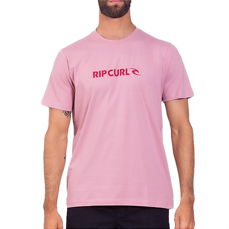 Camiseta Rip Curl New Icon SM25 Masculina Mushroom