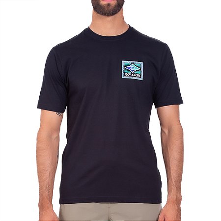 Camiseta Rip Curl Throwback SM25 Masculina Preto