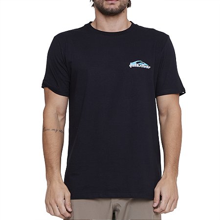 Camiseta Quiksilver Patriot SM25 Masculina Preto