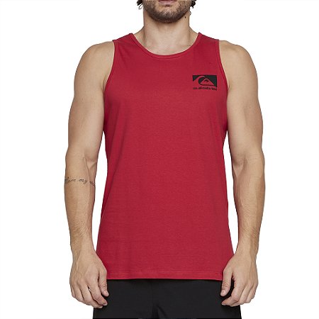 Regata Quiksilver Quik Space Logo SM25 Masculina Vermelho