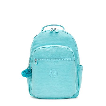 Mochila Kipling Seoul Deepest Aqua Azul