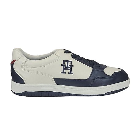 Tênis Tommy Hilfiger Basket 2C Mix Suede LTH Desert Sky
