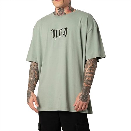 Camiseta MCD Oversized MCD Gothic SM25 Verde Alvorado