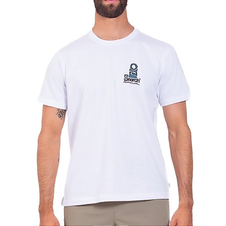 Camiseta Rip Curl The Search Lofi SM25 Masculina Branco