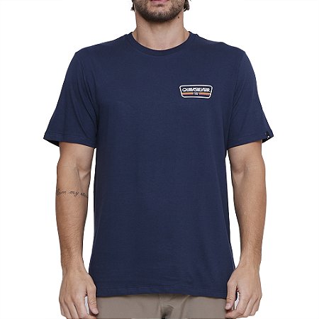 Camiseta Quiksilver Range Life SM25 Masculina Marinho