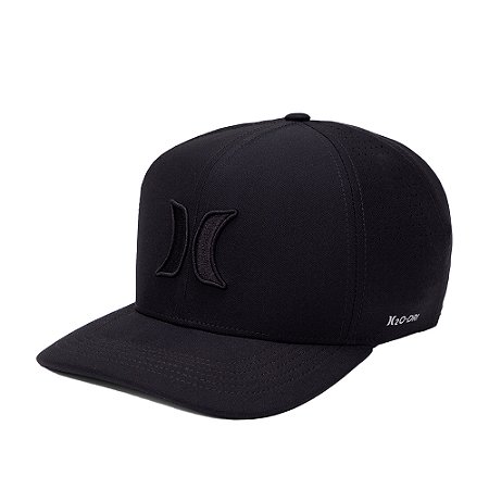 Boné Hurley Aba Curva Rail SM25 Preto