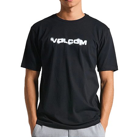 Camiseta Volcom Newro SM25 Masculina Preto