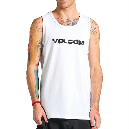 Regata Volcom Newro SM25 Masculina Branco