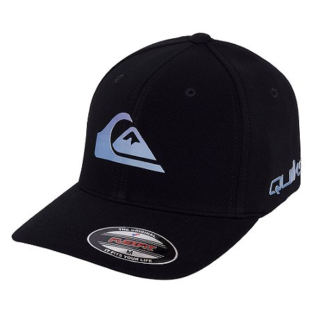 Boné Quiksilver Aba Curva Gradient Logo Spray SM25 Black