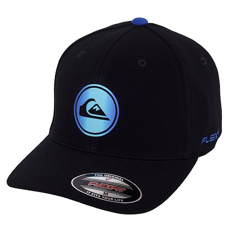 Boné Quiksilver Aba Curva Grandient Round Logo SM25 Black