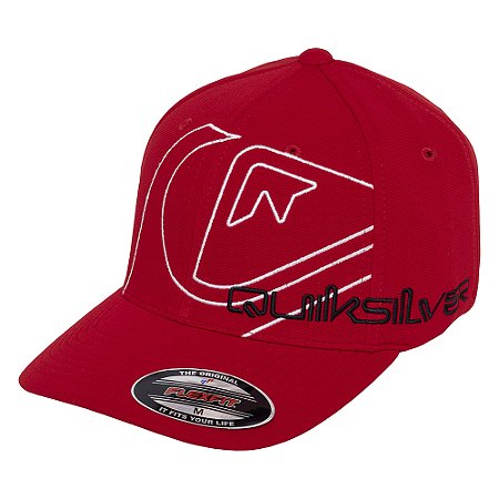 Boné Quiksilver Aba Curva Emb Side Omni SM25 Red