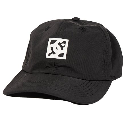 Boné DC Shoes Aba Curva New Sealed Strap SM25 Preto