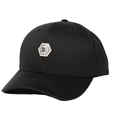 Boné DC Shoes Aba Curva New Reflective SM25 Preto