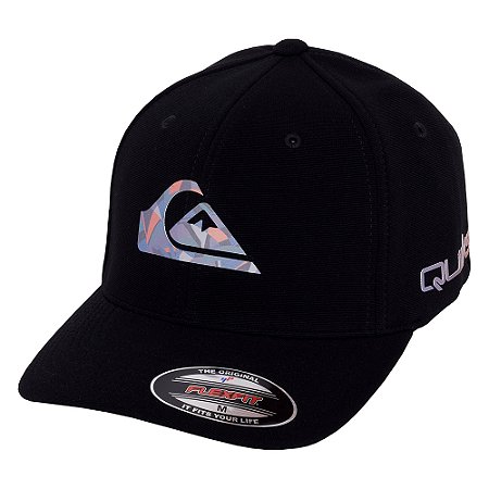 Boné Quiksilver Aba Curva Gradient Logo Panel SM25 Black