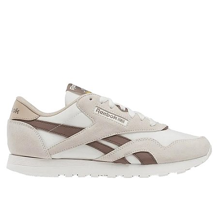 Tênis Reebok CL Nylon Feminino Branco/Bege