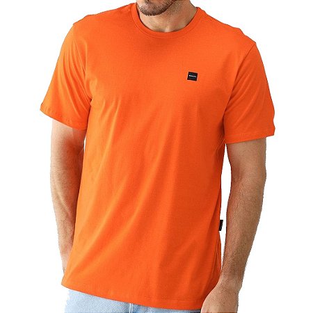 Camiseta Oakley Patch Masculina SM25 Neon Orange