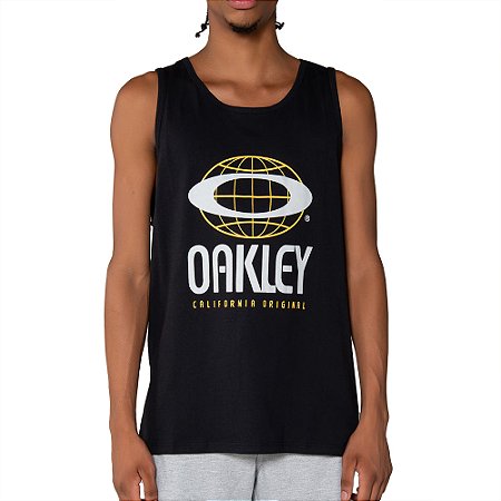 Regata Oakley World Wide Tank SM25 Masculina Blackout