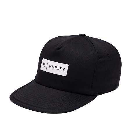 Boné Hurley Aba Curva Brand SM25 Preto