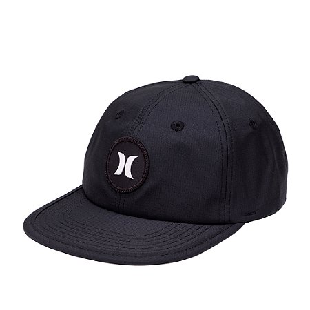 Boné Hurley Aba Curva Patch SM25 Preto