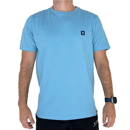 Camiseta Hurley Mini Icon Oversize SM25 Masculina Azul