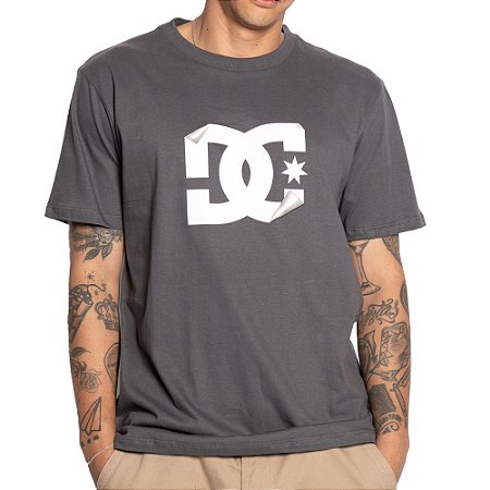 Camiseta DC Shoes DC Star Peel Of SM25 Cinza Escuro
