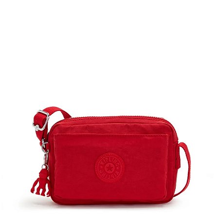 Bolsa Kipling Abanu Red Rouge