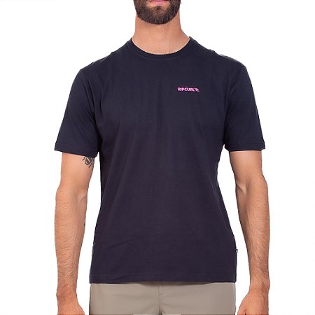 Camiseta Rip Curl Brand Icon SM25 Masculina Preto