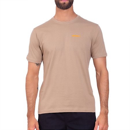 Camiseta Rip Curl Brand Icon SM25 Masculina Sand Dune