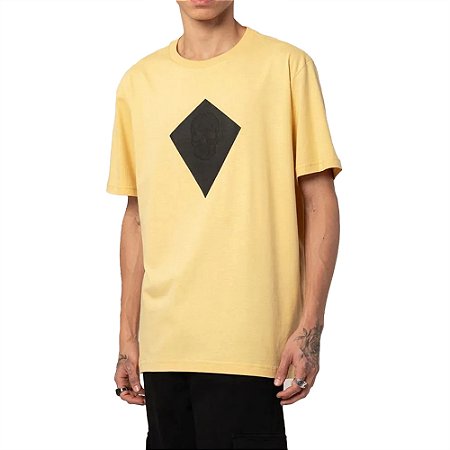 Camiseta MCD Pipa Caveira SM25 Masculina Amarelo Ensol