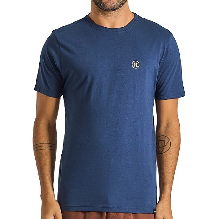 Camiseta Hurley Mini Icon SM25 Masculina Marinho