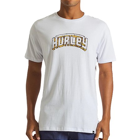 Camiseta Hurley Tiki SM25 Masculina Branco