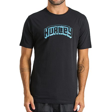 Camiseta Hurley Tiki SM25 Masculina Preto