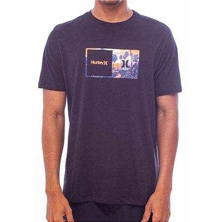 Camiseta Hurley Calibox SM25 Masculina Preto