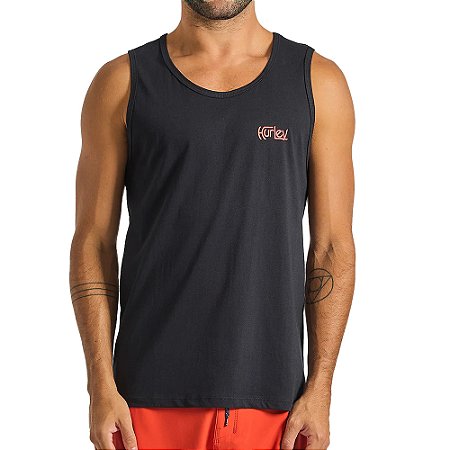 Regata Hurley Puff SM25 Masculina Preto