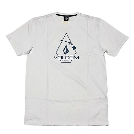 Camiseta Volcom Line Weight SM25 Masculina Branco