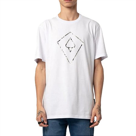 Camiseta MCD Pipa Espada Desgaste SM25 Masculina Branco