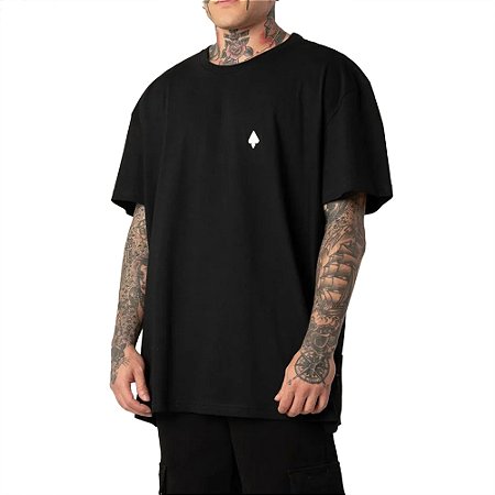 Camiseta MCD Oversized Pipa Cracio SM25 Masculina Preto