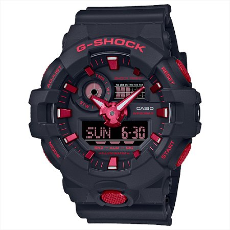 Relógio G-Shock GA-700BNR-1ADR Ignite Red