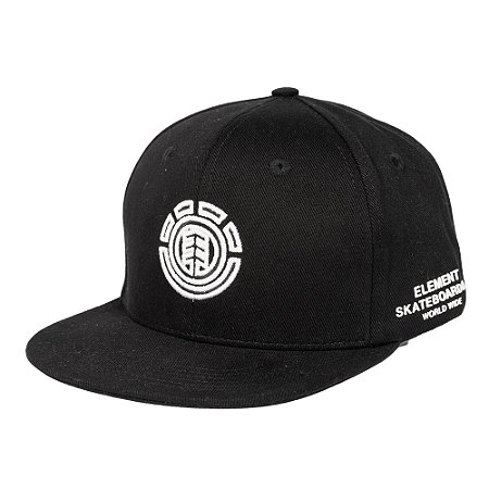Boné Element Aba Reta Treelogo SM25 Preto