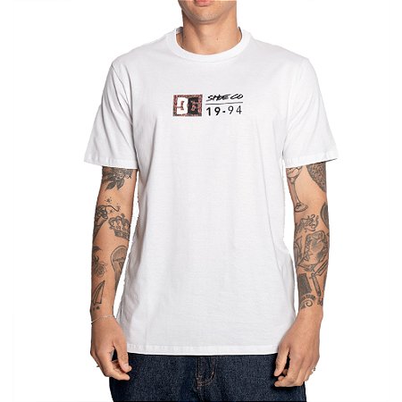 Camiseta DC Shoes DC Split Star SM25 Masculina Branco
