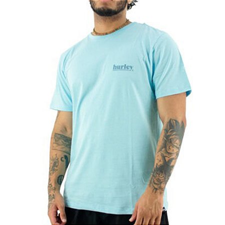 Camiseta Hurley Puff SM25 Masculina Azul