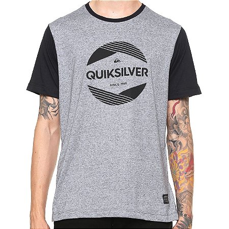 Camiseta Quiksilver Especial Pack Avant Cinza