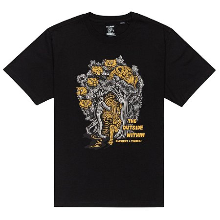 Camiseta Element The Portal Plus Size SM25 Masculina Preto