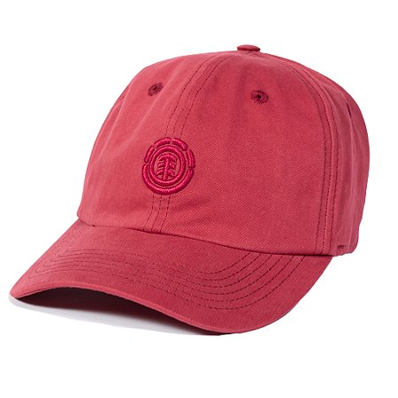 Boné Element Aba Curva Mini Logo Bem SM25 Vermelho